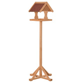 Kozy Wooden Bird Table Wild Bird Feeding Station Freestanding Feeder for Garden Outdoor 55 x 55 x 144cm