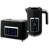 Kozy - Touch Screen Kettle and Toaster Set - Black