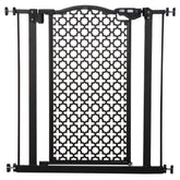 Kozy 74-80 cm Pressure Fit Safety Gate for Doorways and Staircases, Dog Gate, Pet Barrier for Hallways with Auto Close, Double Locking