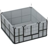 Kozy Steel Dog Whelping Box with Washable Whelping Pad, Wind-Resistant Cloth, for Small, Medium Dogs, 122 x 122 x 60cm