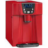 Kozy - 3L Ice Maker Machine and Water Dispenser, 12kg in 24H, 2 Sizes 9 Ice Cubes Ready in 6-10 Mins Ice Machine, Red