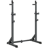 Kozy Heavy Duty Barbell Squat Rack, Adjustable and Multifunctional Weight Power Stand, for Home, Gym - Black