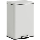 Kozy 20L Kitchen Bin with Soft-Close Lid and Stay-Open Function, Pedal Bin with Removable Inner Bucket for Kitchen, Office, Home, Cream