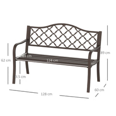 Kozy Antique Style Outdoor Cast Iron Front Porch Bench Path Chair Seat Outdoor