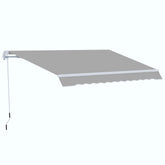 Kozy Garden Patio Manual Awning Canopy Sun Shade Shelter Retractable 4 Size 5 Colour