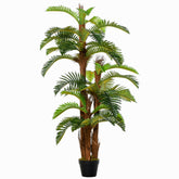 Kozy Artificial Plant Tropical Fern in Pot, Fake Plants for Home Indoor Decor, 150cm, Green