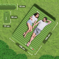 Kozy 2 Person Camping Inflatable Mattress - Green