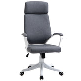 Kozy Office Chair, Ergonomic Desk Chair, High Back Study Chair with Headrest and Lumbar Back Support, Adjustable Height for Home and Work, Grey