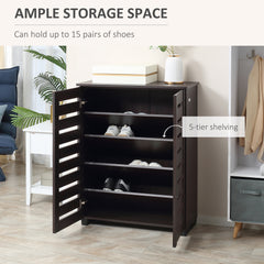 Kozy 15 Shoe Storage Cabinet - Wood-Effect
