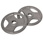 Kozy Set of 2 Cast Iron Weight Plates for 2"/5cm Hole Dumbbell Handle Bar, Barbell Weight 2 x 10kg