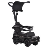 HOMCOM Ride-On Car Push Along Car Mercedes-Benz G350 Sliding Walker Foot to Floor Slider Stroller Toddler w/ Steering Wheel, Black | Aosom UK