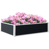 Kozy 302L Raised Garden Bed, Weather-resistant PP Planter Box Containers for Outdoor Patio Plant Flower Vegetable, 120 x 90 x 30 cm