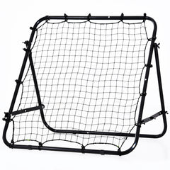 Kozy Adjustable Rebounder Net Kickback Target Goal for Teens Adults Training, Black