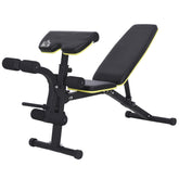 Kozy PVC Upholstered Steel Sit-Up/Dumbbell Duo Bench Black