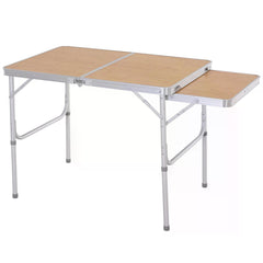 Kozy 3ft Aluminium MDF-Top Folding Picnic Table Portable Camping Table