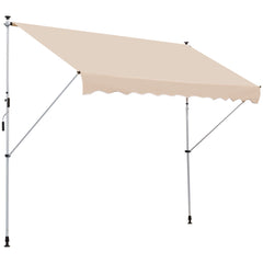 Kozy 3x1.5m Adjustable Outdoor Aluminium Frame Awning Beige