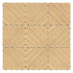 Outsunny 9 Pcs Garden Decking Tiles Wooden Outdoor Flooring Tiles for Patio, Balcony, Terrace, Hot Tub, Yellow | Aosom UK