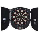 Kozy Electronic Dartboard Set 26 Games and 185 Variations with 6 Darts and Cabinet to Stroage Multi-Game Option Ready-to-Play