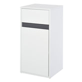 Kozy MDF Tri-Compartment Bathroom Storage Cabinet White