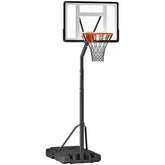 Kozy Portable 10ft Basketball Backboard Hoop Set Professional Outdoor Freestanding Basketball Stand with Wheels for Adults and Children, Adjustable High 2.55M-3.05M