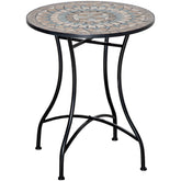 Kozy 60cm Mosaic Outdoor Patio Table - Green