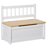 Kozy 2 In 1 Wooden Toy Box, Seat Storage Bench, Storage Chest Cabinet Organiser, with Safety Pneumatic Rod