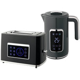 Kozy - Touch Screen Kettle and Toaster Set - Grey