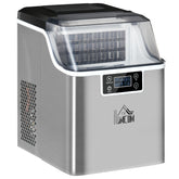 Kozy 3.2L Compact Ice Machine, with LCD Screen and Accessories - Silver-Tone