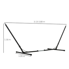 Kozy 3.1–3.8m Adjustable Universal Hammock Stand Metal Frame Garden Camping Picnic Outdoor Patio Replacement – Stand Only