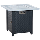 Kozy 71 x 71cm 40000 BTU Gas Firepit Table - Black/Grey
