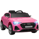 Kozy - 12V Kids Electric Ride on, Electric Car for Kids with Parental Remote, Music, Lights, Suspension Wheels, Pink