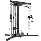 Kozy Home Gym Machine, Multifunctional Gym Equipment with High and Low Pulleys, Pull Up Bar, 15-Position Adjustable Strength Training Workout Station for Full Body Fitness