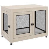 PawHut 2-in-1 Dog Cage & Side Table, with Two Doors, Cushion, for Large Dogs | Aosom UK