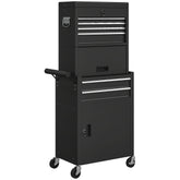 Kozy - Three-Part Steel Locking Tool Chest - Black