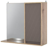 Kozy Bathroom Mirror Cabinet, Wall-Mounted Bathroom Cabinet with Mirror and Adjustable Inner Shelf, 57L x 14.2W x49.2H cm