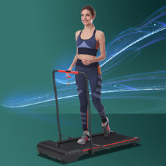 Kozy Foldable Walking Machine Treadmill 1-6km/h with LED Display & Remote Control Exercise Fitness for Home Office