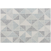 Kozy - Modern Area Rug, Geometric Pattern Non-Slip Washable Rug, Soft Floor Carpet for Living Room, Bedroom, Dining Room, Home Office, 230 x 160 cm, Multi-Coloured