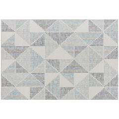 Kozy - Modern Area Rug, Geometric Pattern Non-Slip Washable Rug, Soft Floor Carpet for Living Room, Bedroom, Dining Room, Home Office, 230 x 160 cm, Multi-Coloured