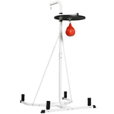 Kozy Adjustable Freestanding Speedbag, Punch Bag Hanger, White