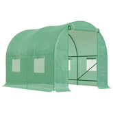 Kozy 245 x 200cm Polytunnel Greenhouse - Green