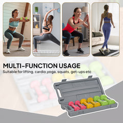 Kozy 6Kg Dumbbell Set, Fitness Weight Set for Men and Women, Home Gym Workout