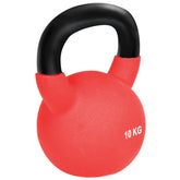 Kozy Soft Kettlebell, 10kg Kettle Bell with Non-Slip Handle for Home Gym Weight Lifting and Strength Training, Red
