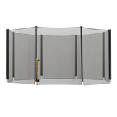 Kozy 13ft Trampoline Net Replacement Safety Net Enclosure Net Spare w/ 8 Poles