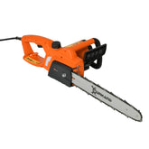 Kozy 2000W Powerful Electric Chainsaw, 16" Aluminium Blade Portable Corded Chain Saw, 7250rpm Chain Saw for Garden Tree Pruning, 13m/s Chain Speed Auto Chain Lubrication to Cut Wood, Orange