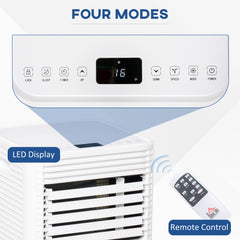 Kozy 9000 BTU Portable Air Conditioner for Cooling Dehumidifier Fan, Air Conditioning Unit, with Remote, 24H Timer, Window Mount Kit, R290, A Energy Efficiency