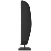 Kozy - Parasol Cover, 600D Oxford Cantilever Umbrella Cover Fit for 2-4m Parasol, Banana Umbrella Protector with Zipper for Outdoor Garden, Patio, Black