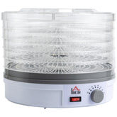 Kozy 5 Tier Food Dehydrator, 245W Food Dryer Machine with Adjustable Temperature Control for Drying Fruit, Meat, Vegetable, Jerky and Pet Treat, White
