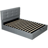 Kozy 5ft King Ottoman Bed with Gas Lift Storage - Grey