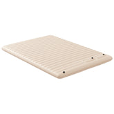 Outsunny Double Size Air Bed, with Built-in Foot Pump and Carry Bag, White | Aosom UK