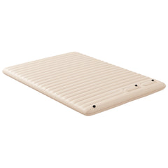 Outsunny Double Size Air Bed, with Built-in Foot Pump and Carry Bag, White | Aosom UK